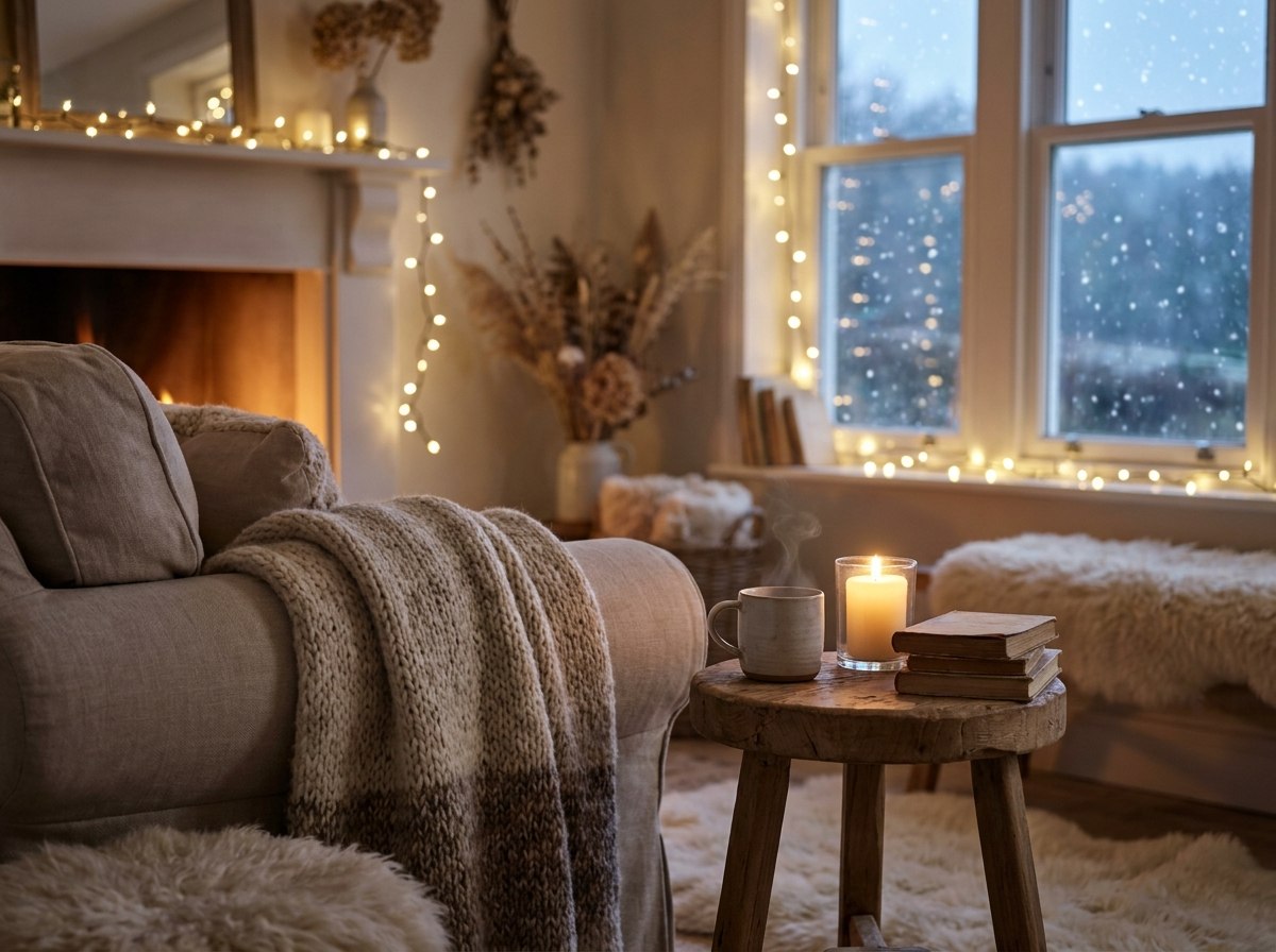 Cocooning hivernal : mon guide pour transformer ton salon en refuge (sans te ruiner)